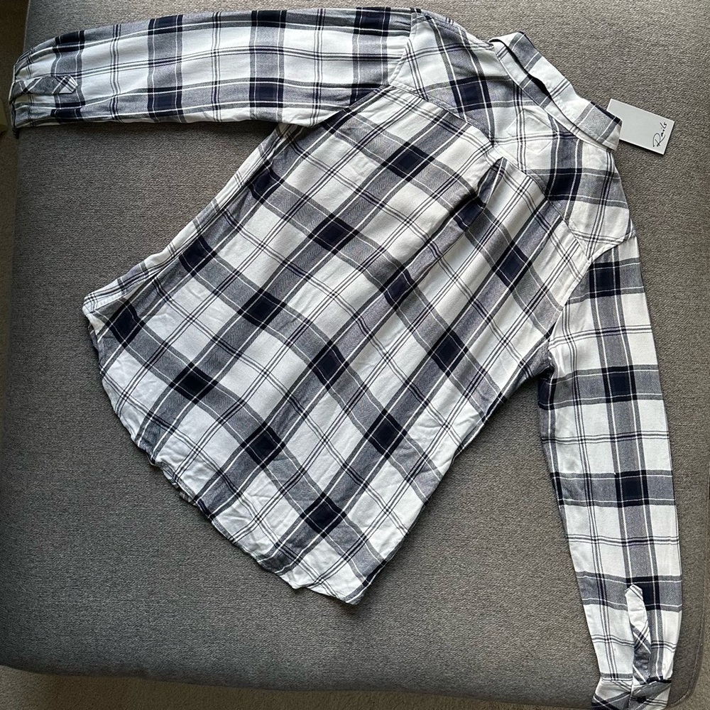 NWT Rails Hunter Plaid Button Down Long Sleeve Shirt Small - Picture 5 of 5